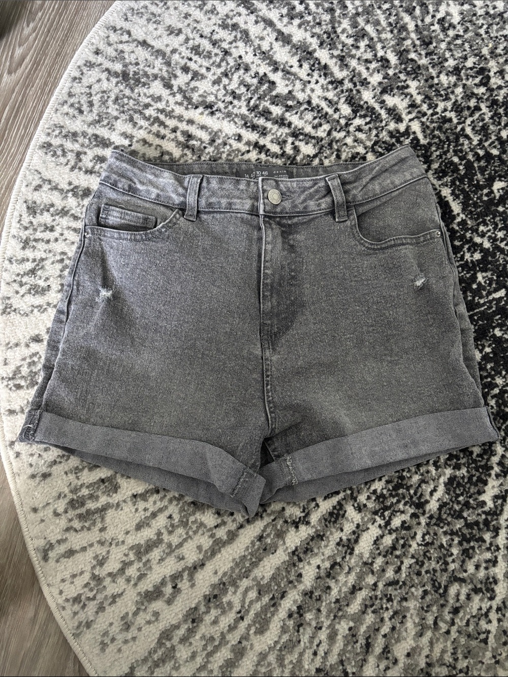 Gray Women's Denim Shorts